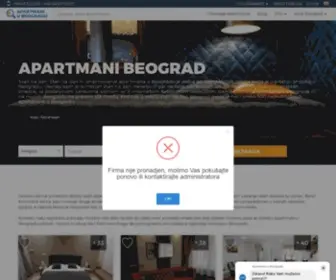 Apartmani-U-Beogradu.com(Apartmani Beograd) Screenshot