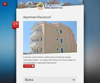 Apartmaniracanovic.com(Apartmani Racanovic) Screenshot