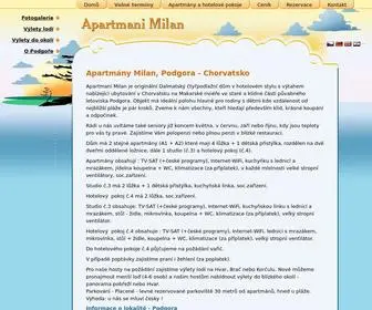 Apartmany-Podgora.com(Domů) Screenshot