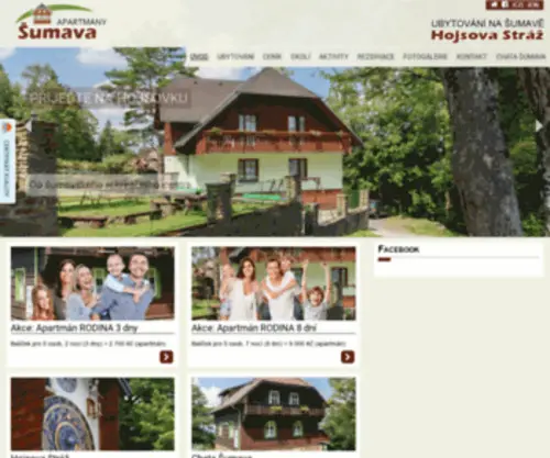 Apartmanysumava.info(Apartmány Šumava) Screenshot