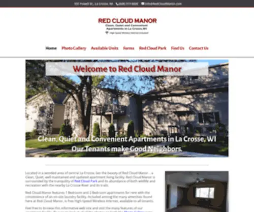 Apartment-4-You.com(Red Cloud Manor) Screenshot