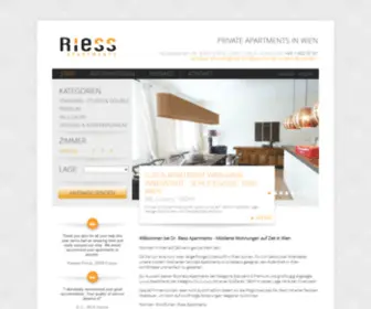 Apartment.co.at(Riess Apartments Wien) Screenshot