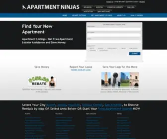 Apartmentninjas.com(Texas Apartments for Rent) Screenshot