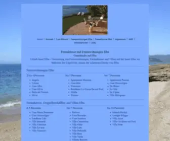 Apartments-Elba.de(Ferienwohnungen Elba) Screenshot