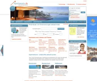 Apartments.de(Apartments und Ferienwohnungen weltweit provisionsfrei Ferienwohnung buchen) Screenshot