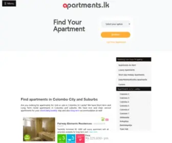 Apartments.lk(Apartments in Sri Lanka for Sale Rent and for your holidays) Screenshot