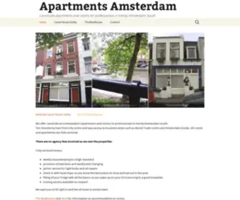 Apartmentsamsterdam.com(Serviced Apartments) Screenshot