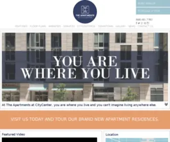 Apartmentsatcitycenter.com(Washington DC Apartments) Screenshot