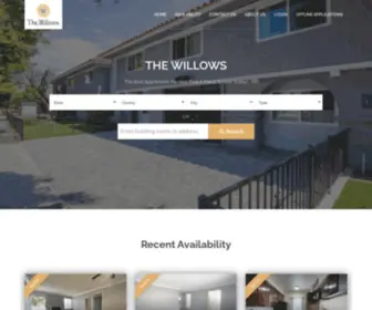 Apartmentsatwillows.com(The Willows) Screenshot