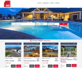 Apartmentsetc.com(Colorado Springs Apartments) Screenshot