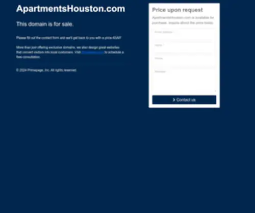 Apartmentshouston.com(Houston Apartments for rent) Screenshot