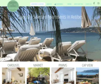 Apartmentsinantibes.com(Apartments in Antibes) Screenshot