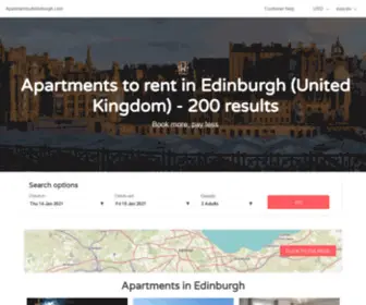 Apartmentsofedinburgh.com(Top 200 Apartments to Rent in Edinburgh (United Kingdom)) Screenshot