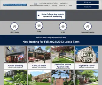 Apartmentsstatecollege.com(State College Apartments For Rent) Screenshot