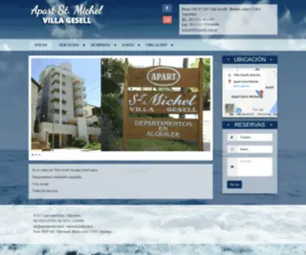 Apartstmichel.com.ar(Apart Saint Michel) Screenshot