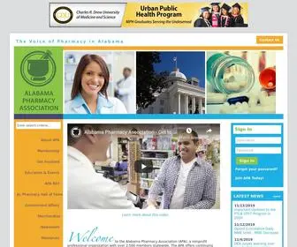 Aparx.org(Alabama Pharmacy Association) Screenshot