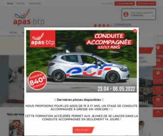 Apas.asso.fr(L'association de ceux qui bâtissent) Screenshot