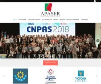 Apaser.com.ar(Asociación Productores Asesores de Seguros de Entre Ríos) Screenshot