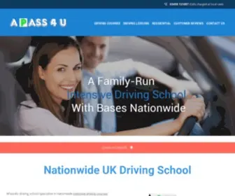 Apass4U.co.uk(APass4U nationwide UK driving school) Screenshot