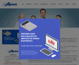 Apassantos.com.br(APAS Santos) Screenshot