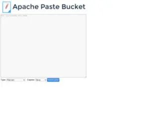 Apaste.info(Apache Paste Bucket) Screenshot