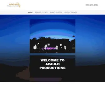 Apauloproductions.net(Apaulo productions) Screenshot