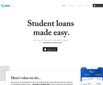 Apayfinancial.com(Student Loan App) Screenshot
