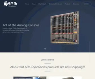 APB-Dynasonics.com(APB Dynasonics) Screenshot