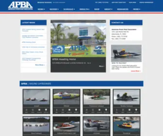Apba.org(American Power Boat Association) Screenshot