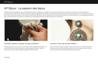 Apbijoux.com(AP Bijoux) Screenshot