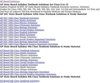 Apboardsolutions.com(AP State Board Textbook Solutions for Class 6 to 12) Screenshot