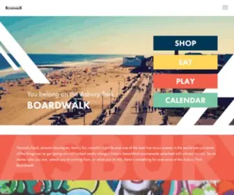 Apboardwalk.com(ASBURY PARK BOARDWALK) Screenshot