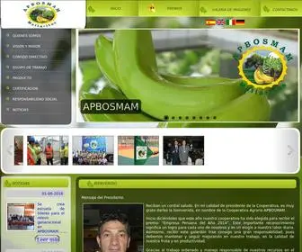 Apbosmam.com(Cooperativa Agraria APBOSMAM Mallaritos) Screenshot