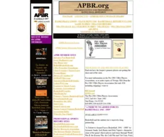 APBR.org(Association for Professional Basketball Research) Screenshot