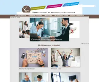 APC-Formation.com(Centre de conseil en évolution professionnelle) Screenshot