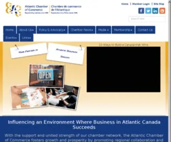 APCC.ca(Atlantic Provinces Chamber of Commerce) Screenshot