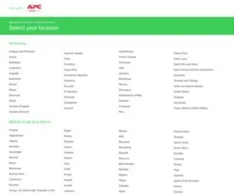 APC.com(APC, a flagship brand of Schneider Electric) Screenshot
