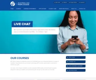 APC.edu.au(Australian Pacific College) Screenshot