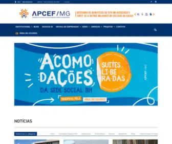 Apcefmg.org.br(Associação Pessoal da Caixa Econômica Federal de Minas Gerais) Screenshot