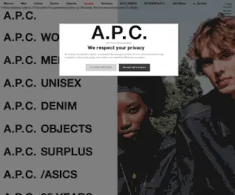 APC.fr(Boutique en ligne A.P.C) Screenshot