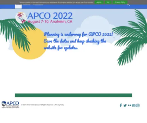 Apco2022.org(Apco 2022) Screenshot