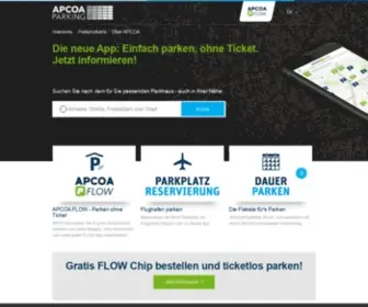 Apcoa.de(Parkplatz & Parkhaus Parken) Screenshot