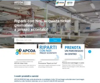 Apcoa.it(APCOA PARKING Italia) Screenshot