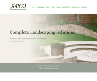 Apcogardendesign.ie(Garden design) Screenshot