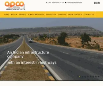 Apcoinfra.com(Highways, Energy, Urban infrastructure, Industrial development) Screenshot