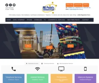 Apcoms.com.au(Residential & Commercial Cabling Services in Greater Perth) Screenshot