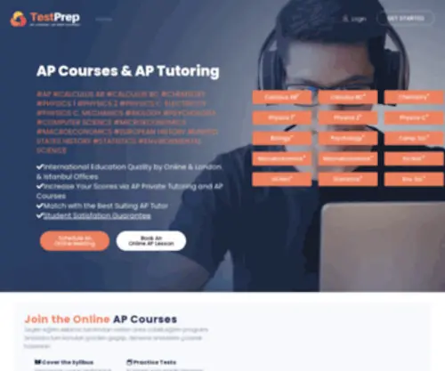 Apcourses.net(Online AP Tutoring Near Me) Screenshot