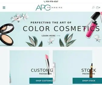 ApcPackaging.com(In Stock Quality Cosmetic Packaging) Screenshot