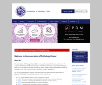 ApcProds.org(Association of Pathology Chairs) Screenshot