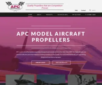 ApcProp.com(APC Propellers) Screenshot